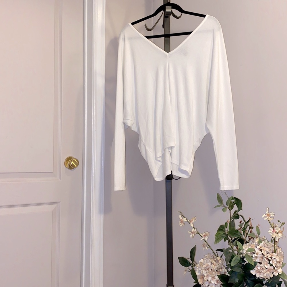 Stylish white long sleeve